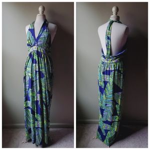 12 Trina Turk Halter Maxi Dress